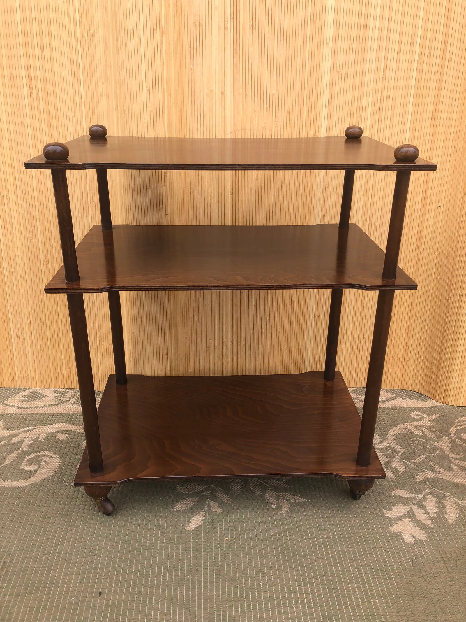 1970s Hollywood Regency 3 - Tier Side Table - 8