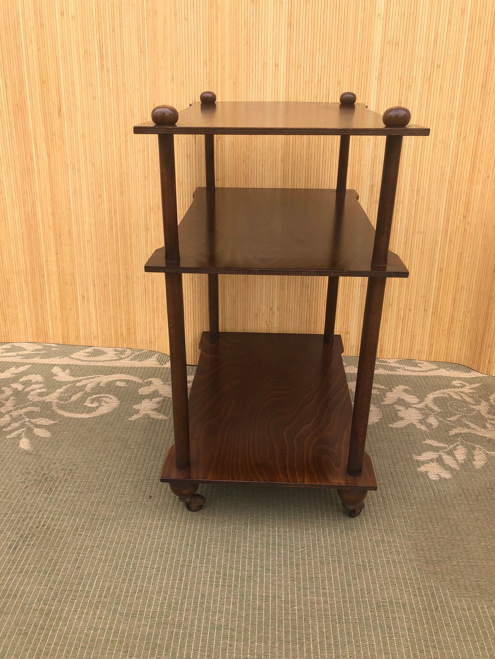 1970s Hollywood Regency 3 - Tier Side Table - 9