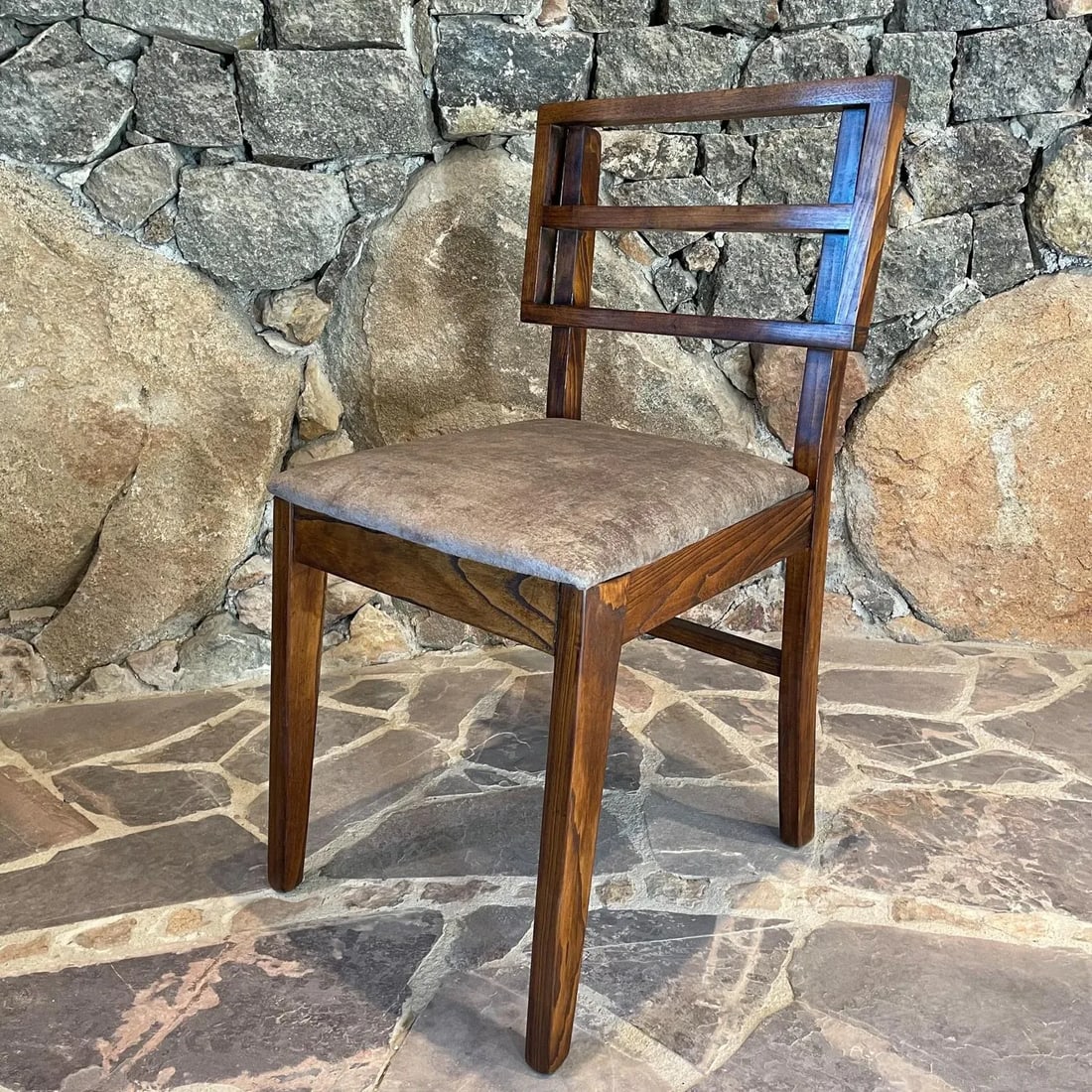 Oak Side Chairs After Paul Laszlo Glenn of Calif Restored Mid-Century Modern - 3
