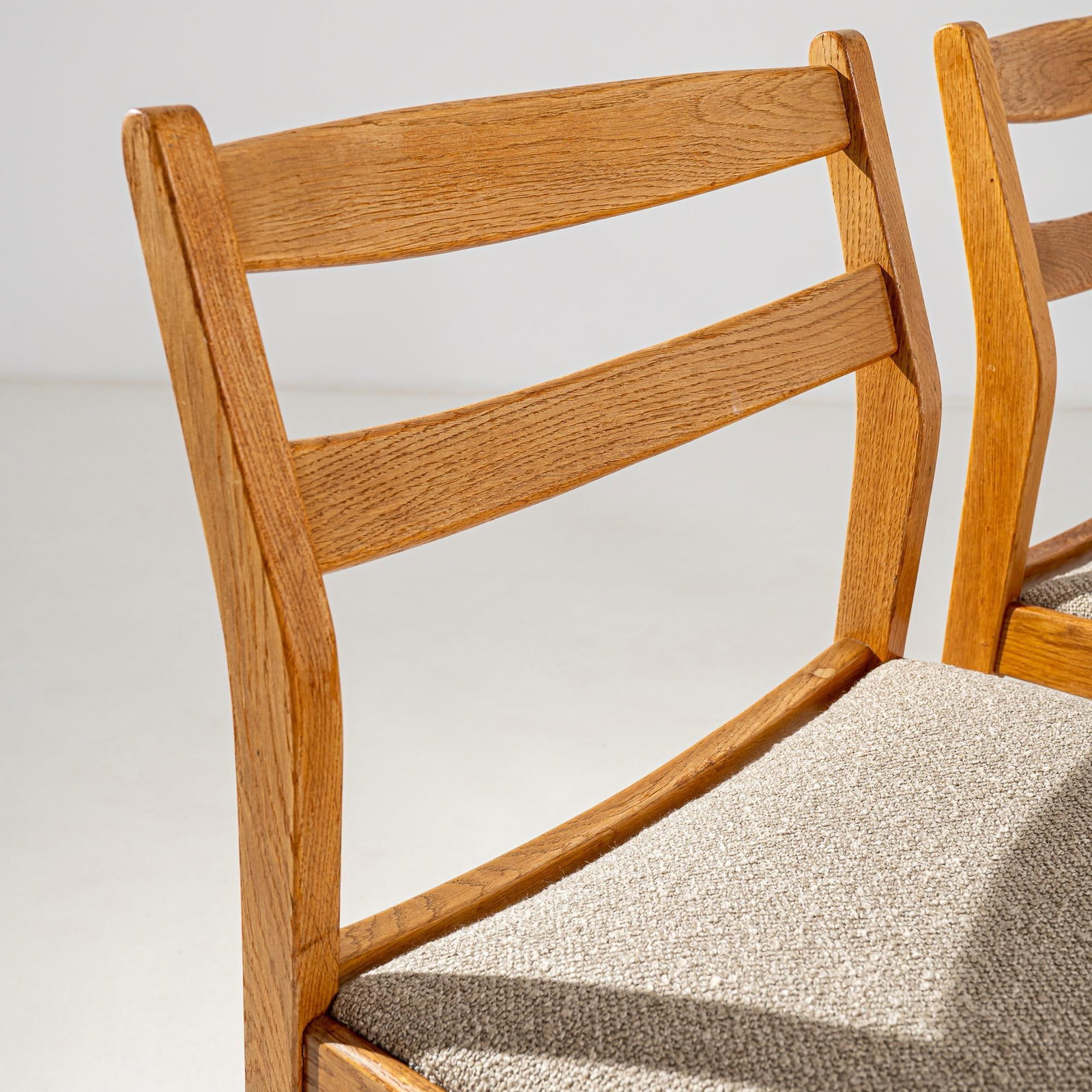 20th Century Danish Wooden Chairs, Pair - 2