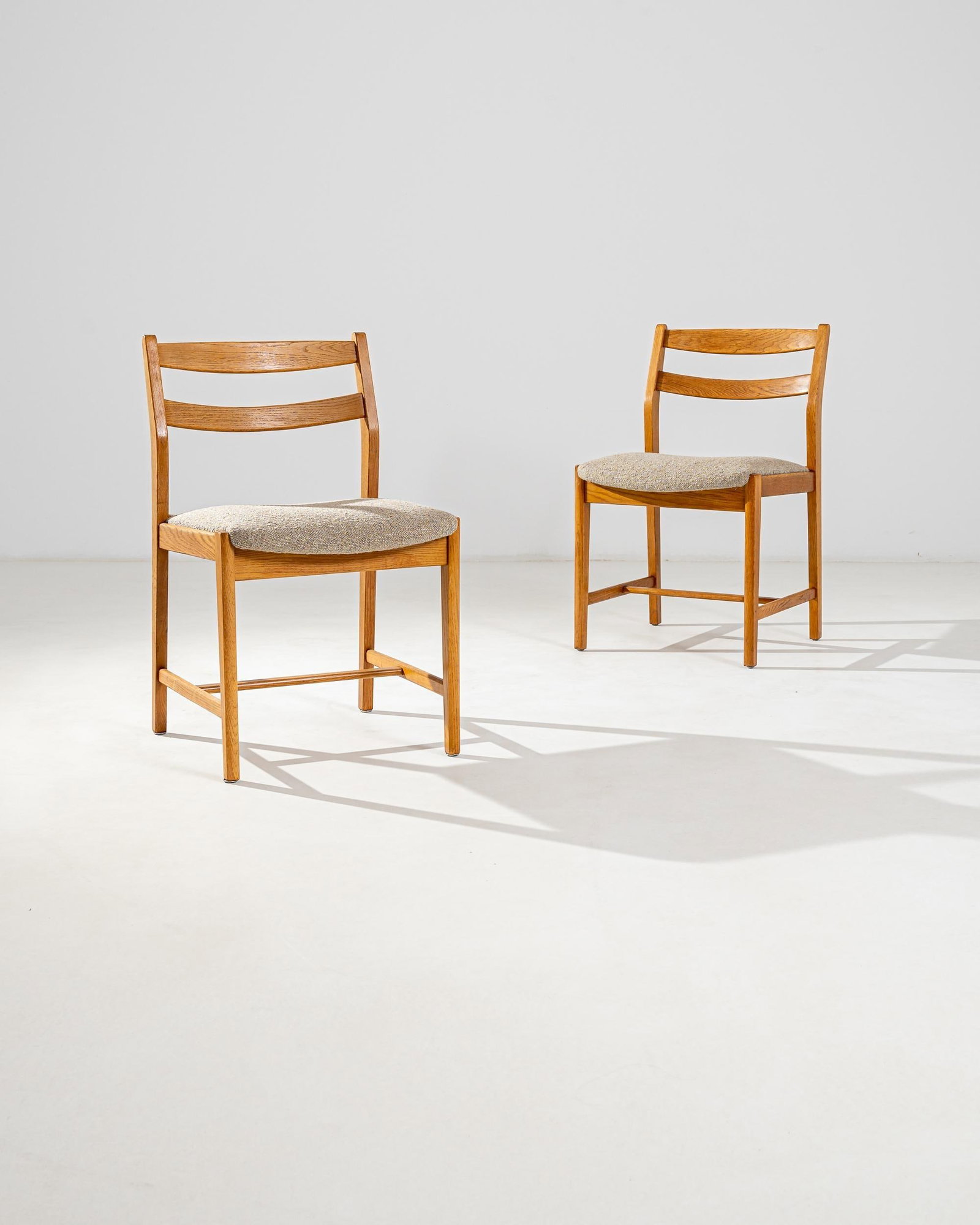 20th Century Danish Wooden Chairs, Pair - 5