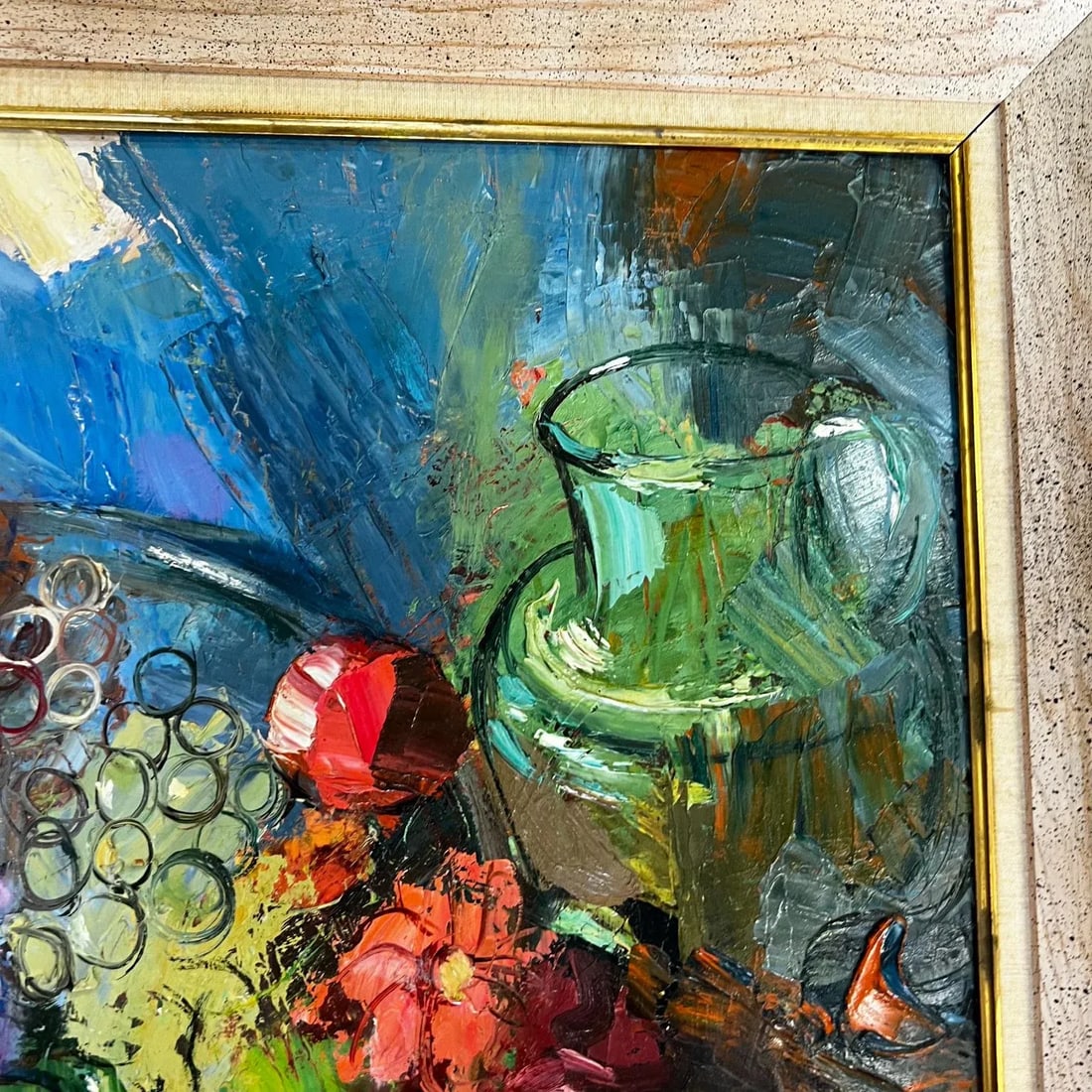 1980s California Art by Barbara West the Green Jug Signed - 4