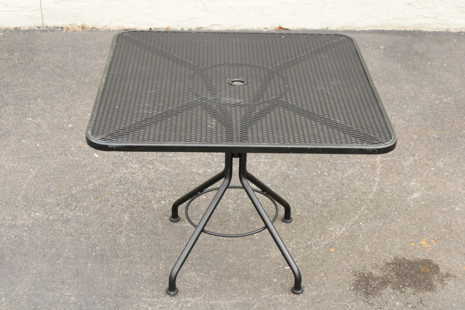 Early 21st Century Metro' Wrought Iron Outdoor Dining Set - 5 Pieces - 3