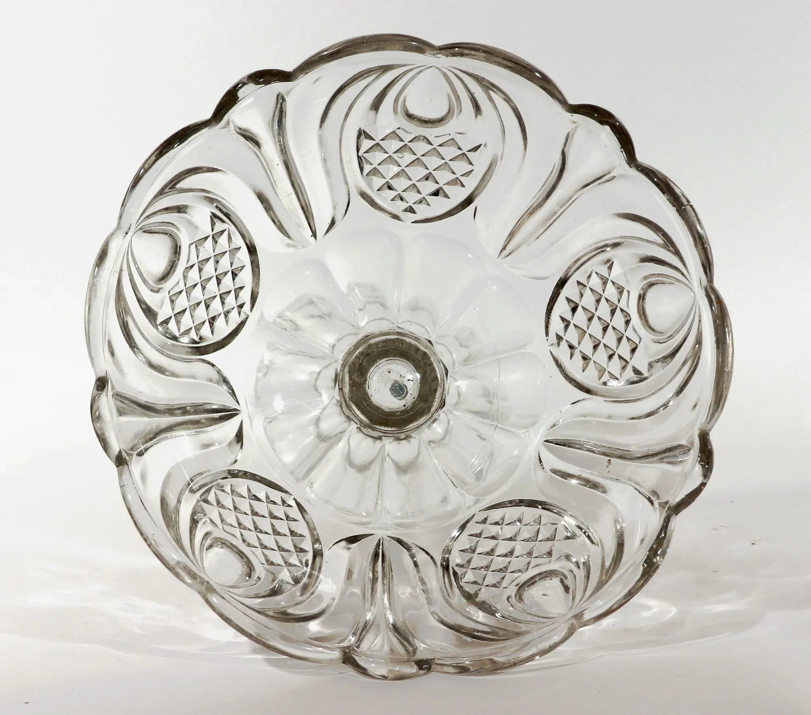 Pressed Glass Compote With Pineapple Pattern, Attributed to the Boston & Sandwich Glass Company - 9