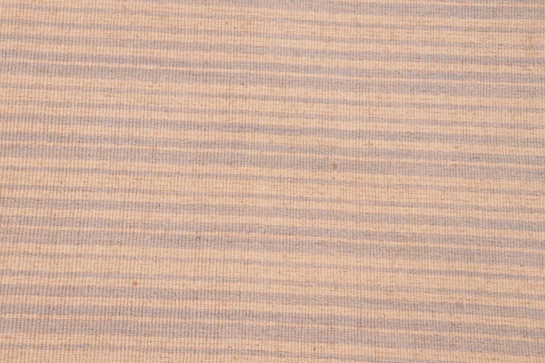 Early 21st Century Shabby Chic Kilim Tan Gray Wool Rug - 7