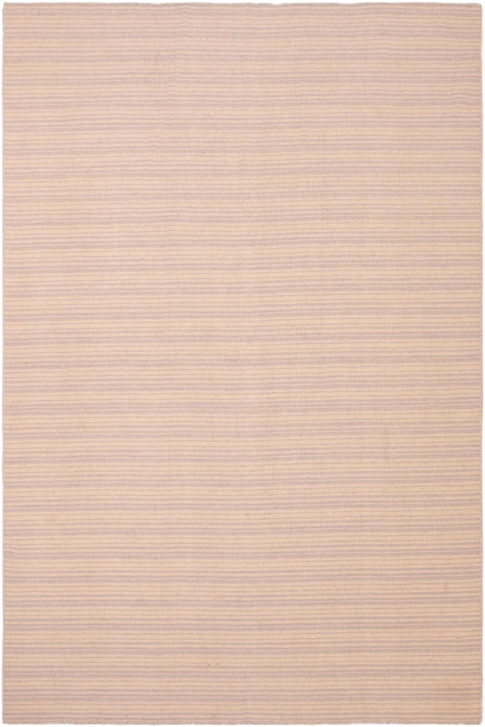 Early 21st Century Shabby Chic Kilim Tan Gray Wool Rug - 8