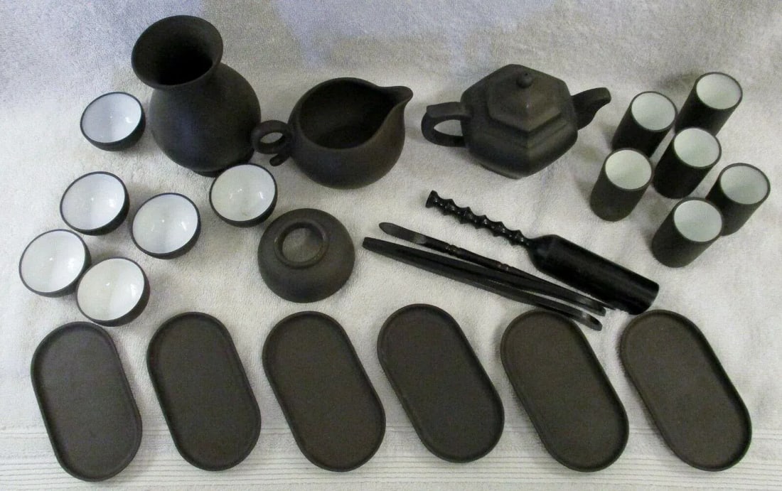1970s Ming Jun Tea and Sake Complete Set- 26 Pieces - 3