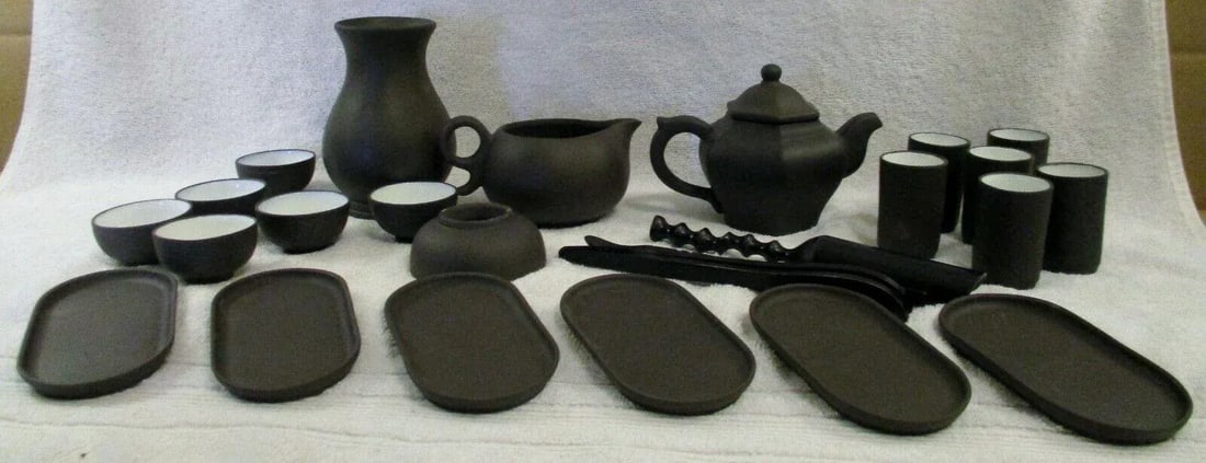 1970s Ming Jun Tea and Sake Complete Set- 26 Pieces - 5