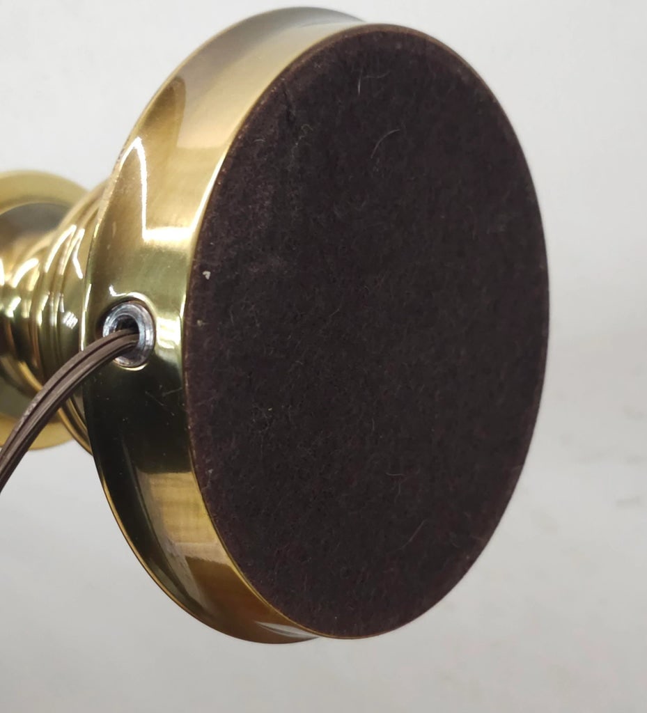 Stiffel Mid-Century Polished Solid Brass Colunm Table Lamp - 5