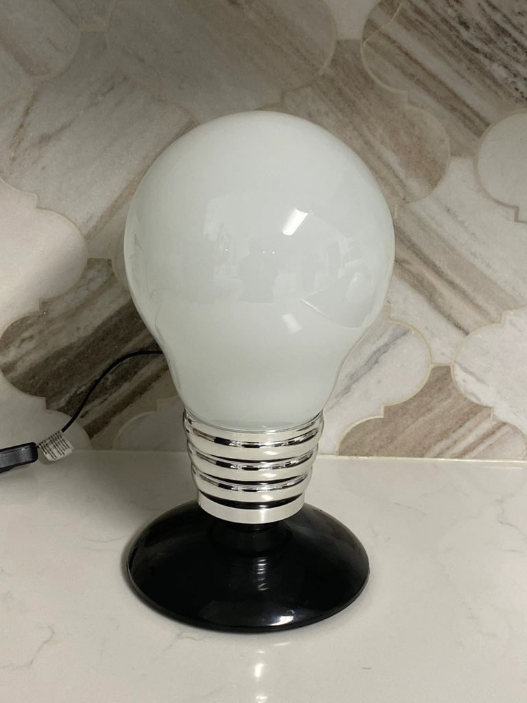 1980s Pop Art Post Modern Neon Lightbulb Lamp - 2
