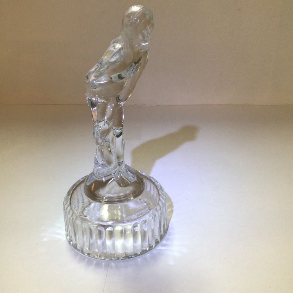 1930's Cambridge Glass Venus Flower Frog/Paperweight - 9