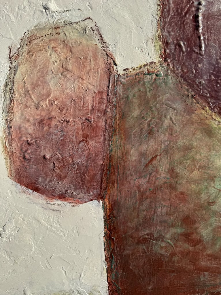 "Life's a Mirror" Original Mixed Media Abstract by Zac Woodiel - 7