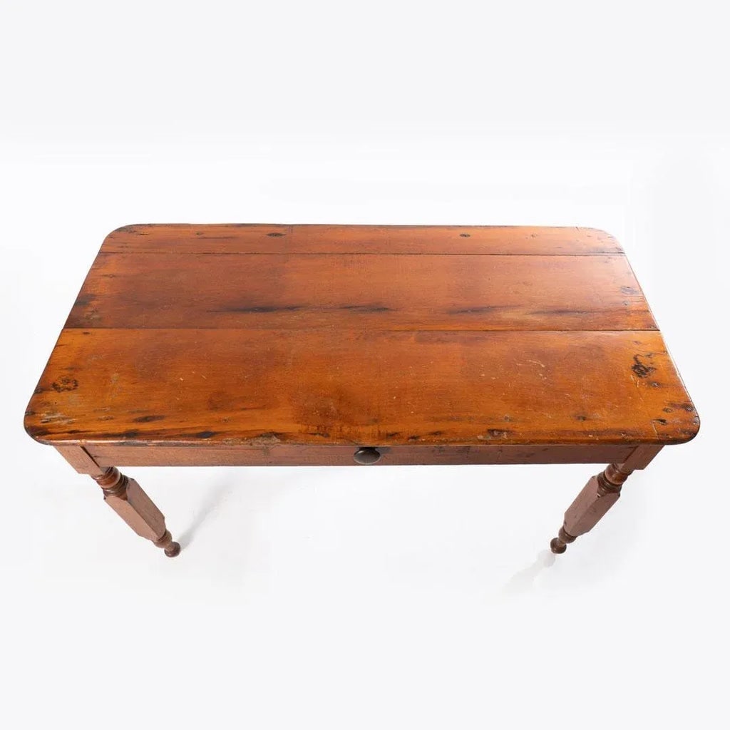 19th Century Country One Drawer Farmhouse Kitchen Work Table - 2