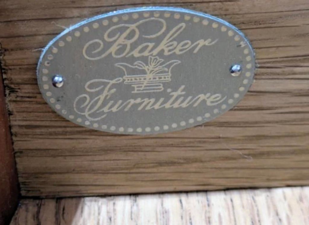 1960s Baker Furniture, Mahogany Drop Leaf Pembroke Accent Table - 2