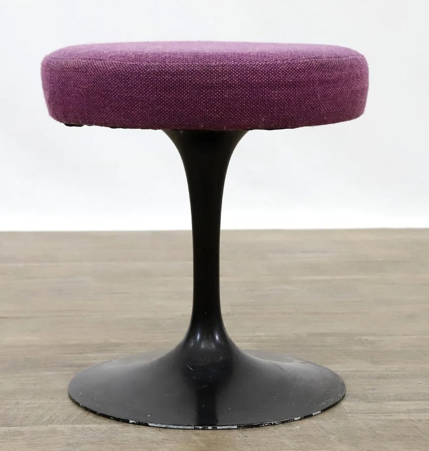 Mid 20th Century Eero Saarinen Br51 Swivel Tulip Chair - Black Base - 3