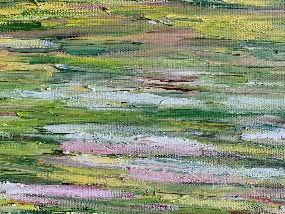 "Outside My Window" Contemporary Abstract Expressionist Oil Painting by Monica Shulman - 7