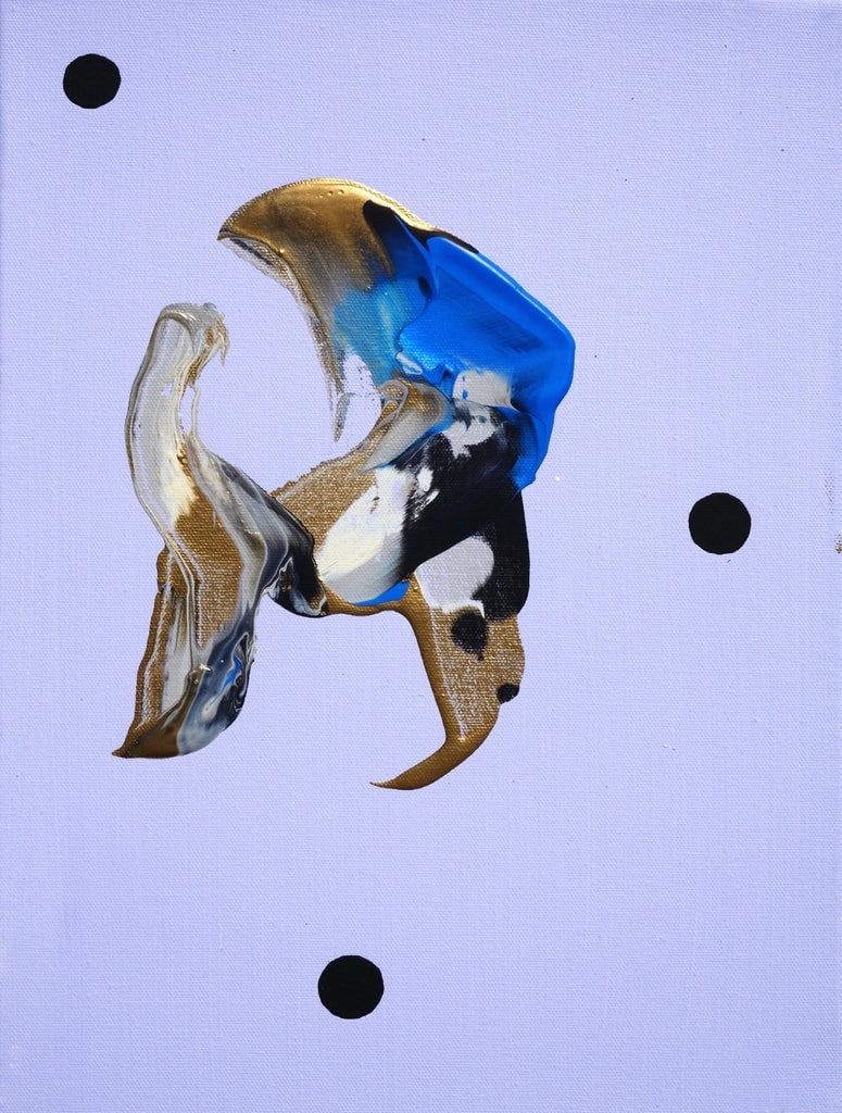 2019 "Subconscious Evolution Ecosystem Theorem" Contemporary Abstract Mixed-Media Painting - 2