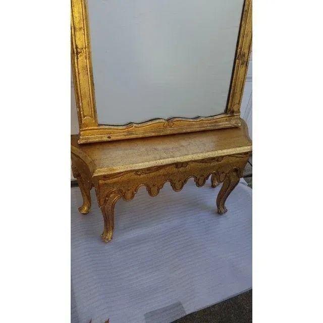 Regency LaBarge French Italian Mirror & Console Table - 7