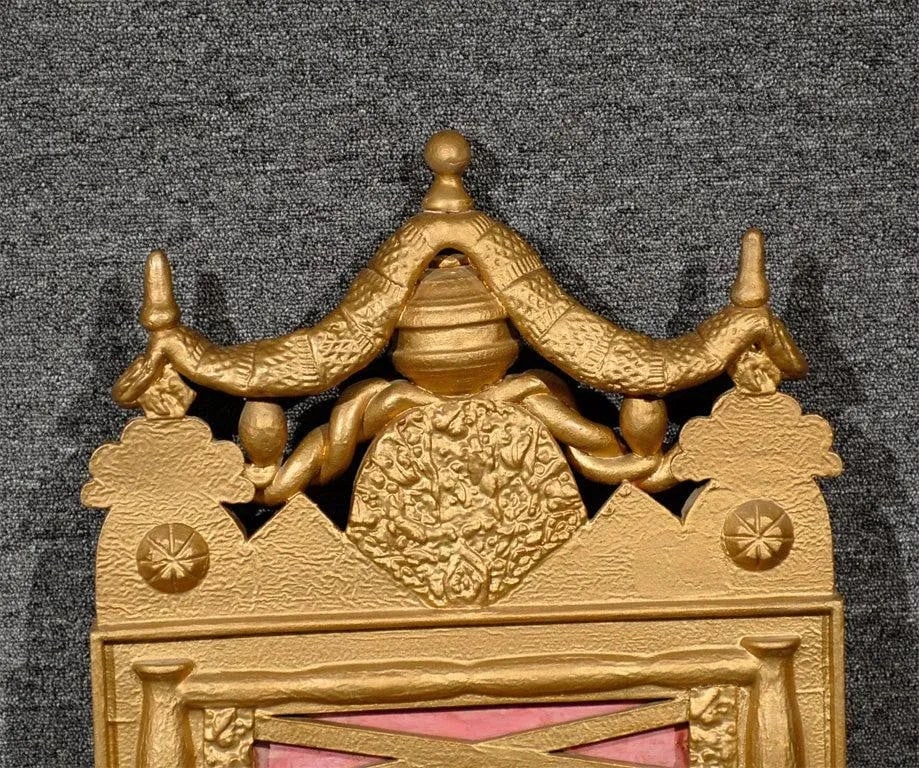 Swedish Victorian Gilded Swag Mirror - 7