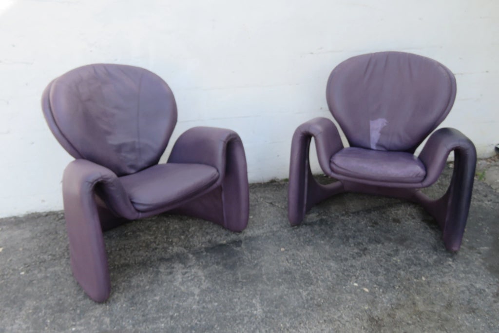 Jaymar Postmodern Side Accent Chairs a Pair 5936 - 11