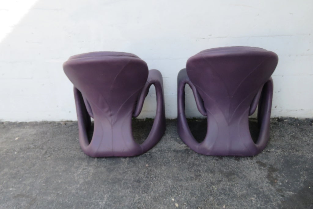 Jaymar Postmodern Side Accent Chairs a Pair 5936 - 2