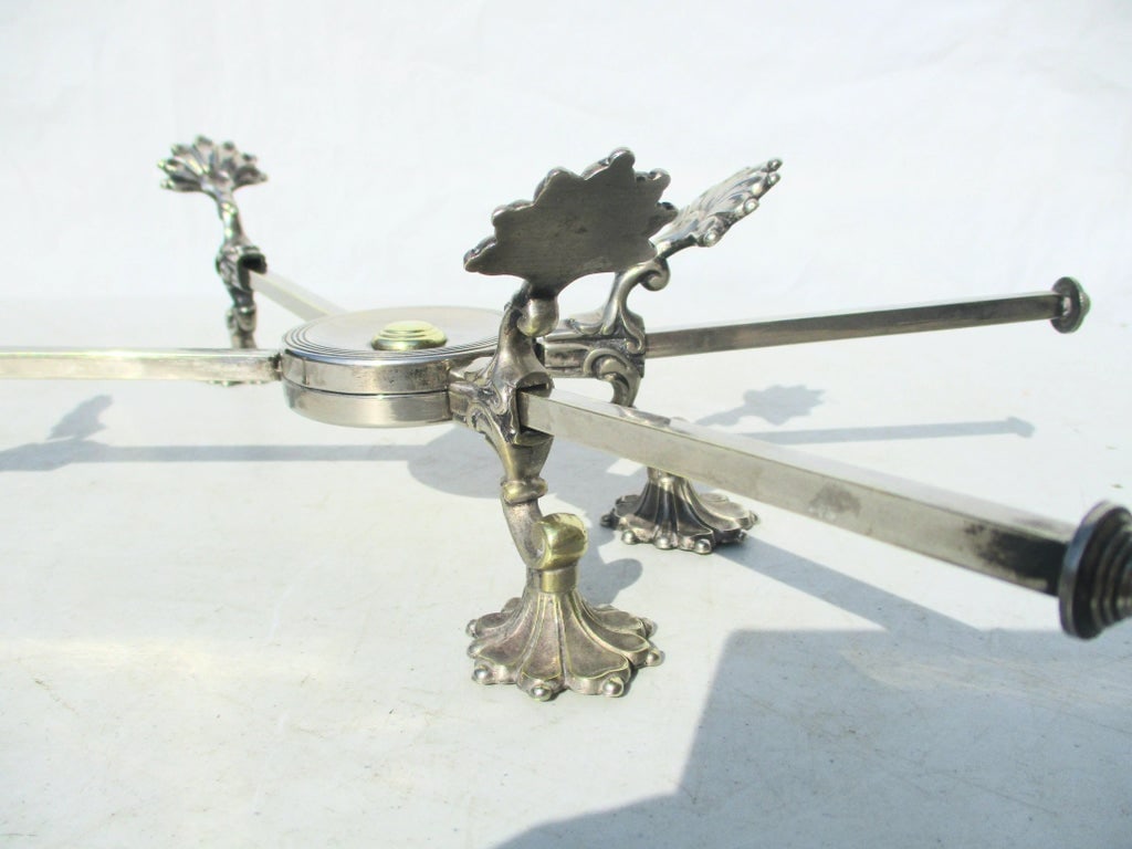 Georgian Style Silver-Plate Dish Cross Vintage Japan 1930s' - 7