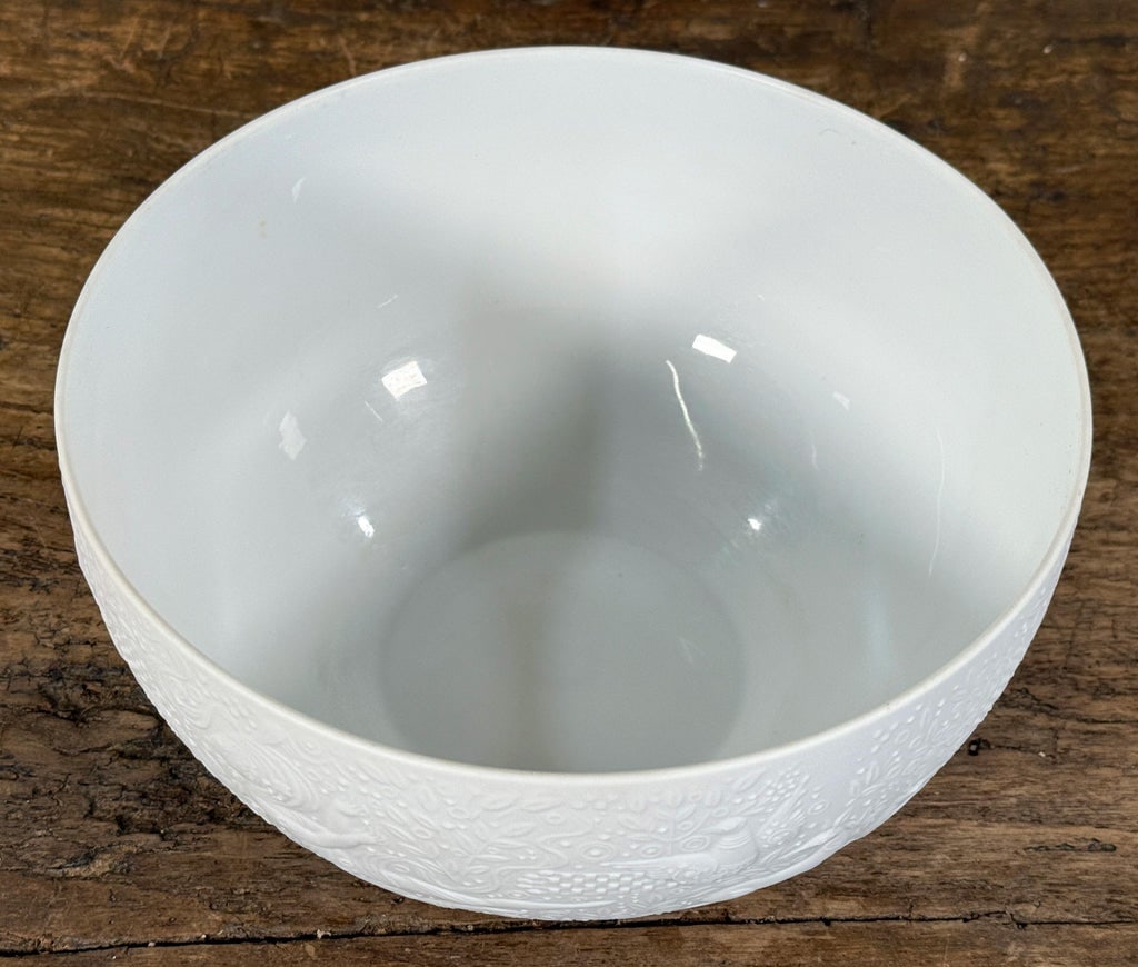 Mid Century Rosenthal Studio Line Porcelain Bowl Bjorn Wiinblad Magic Flute Relief Motif - 7