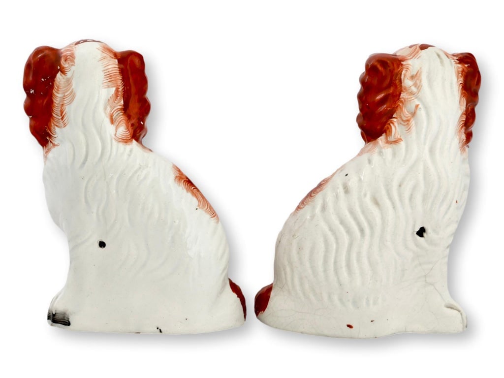 19th Century Staffordshire No. 4 Dogs / Spaniels - 5