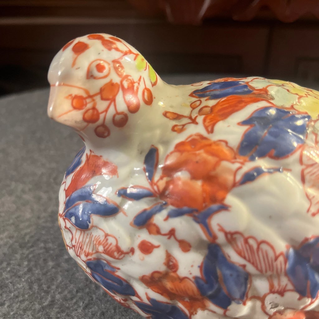 Early 20th Century Chinese Imari Duck Figurine - 6