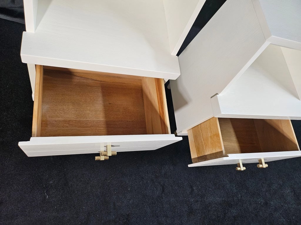 1970s Modern Nightstands - a Pair - 7