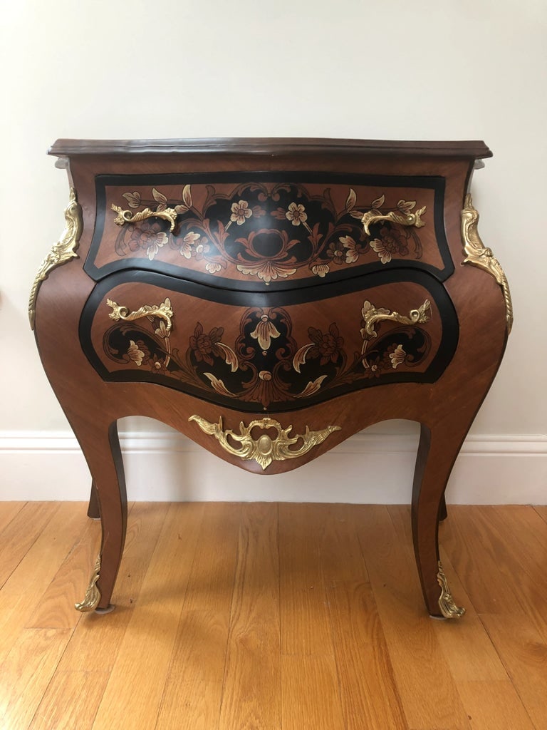 Louie XV Style Bombe Chest or Commode - 2