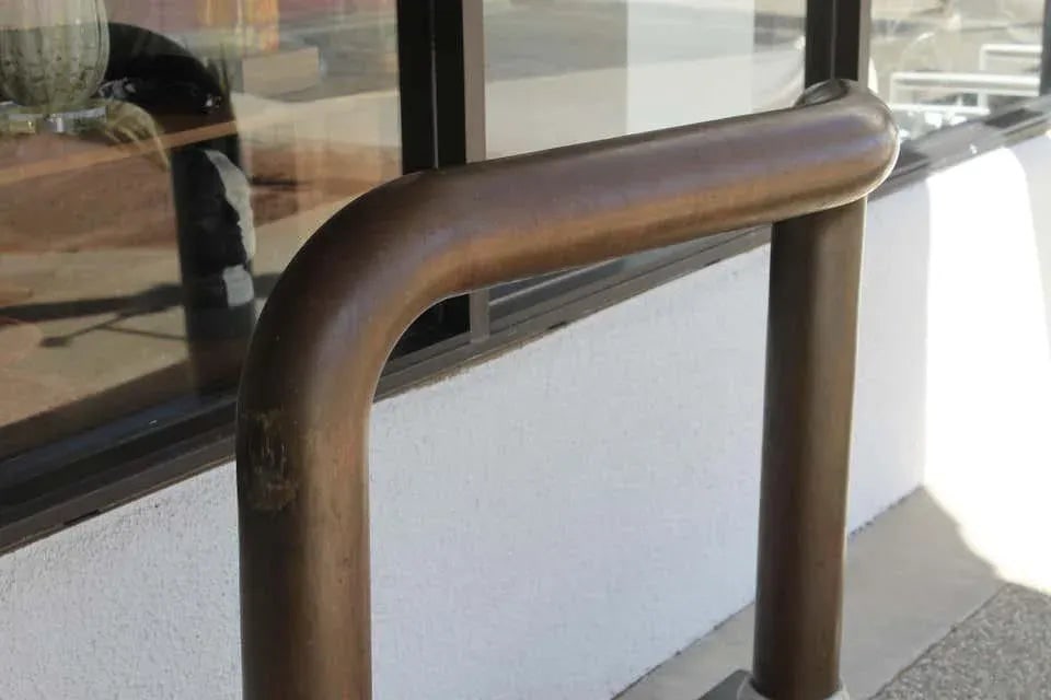 Copper and Steel Brutalist Sculpture - 2