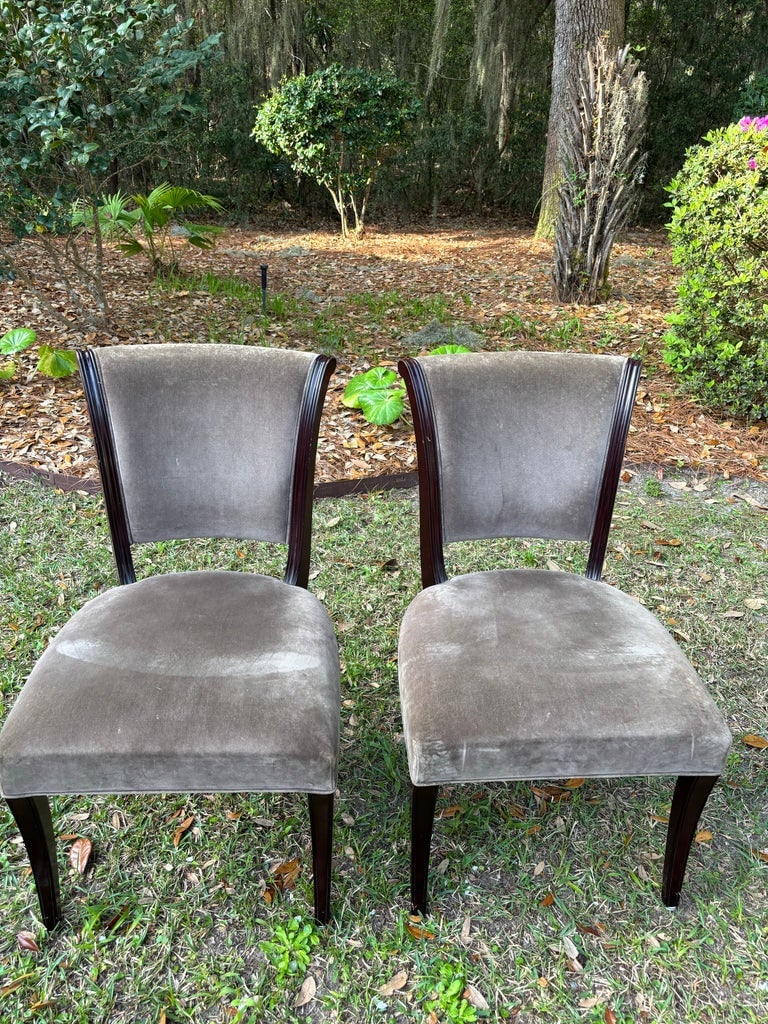 1990s Set of 2 Baker Dining Chairs - 7