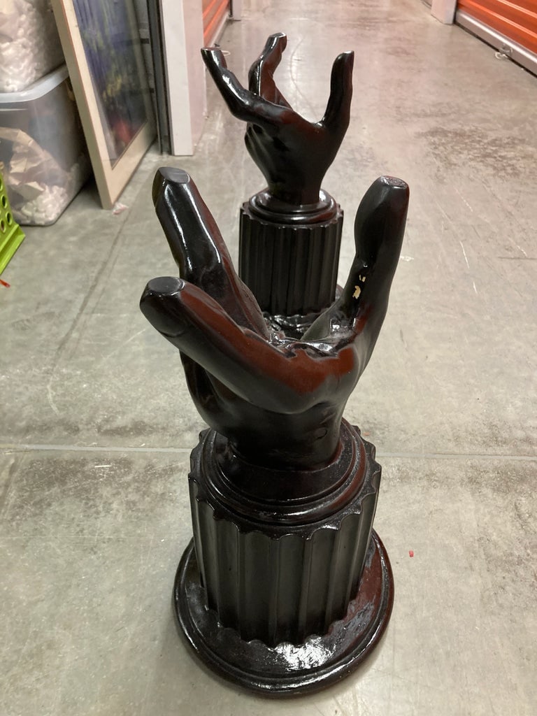 1920s Art Deco Sculptural Hands Coffee Table Base - 7