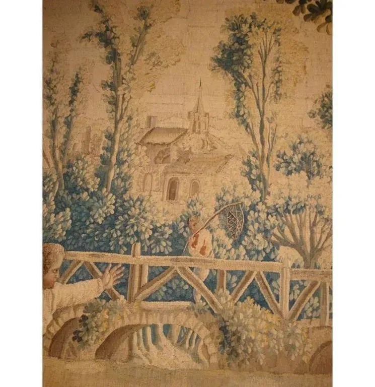18th Century French Aubusson Tapestry Called "Le Saute-Mouton" by j.b. Huet - 7
