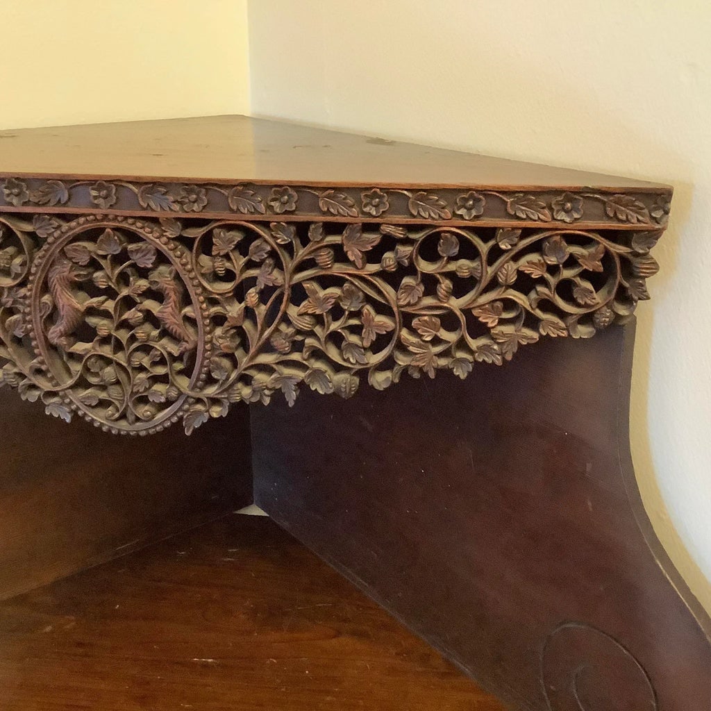 Mid 19th Century Antique Raj Period Corner Table - 7