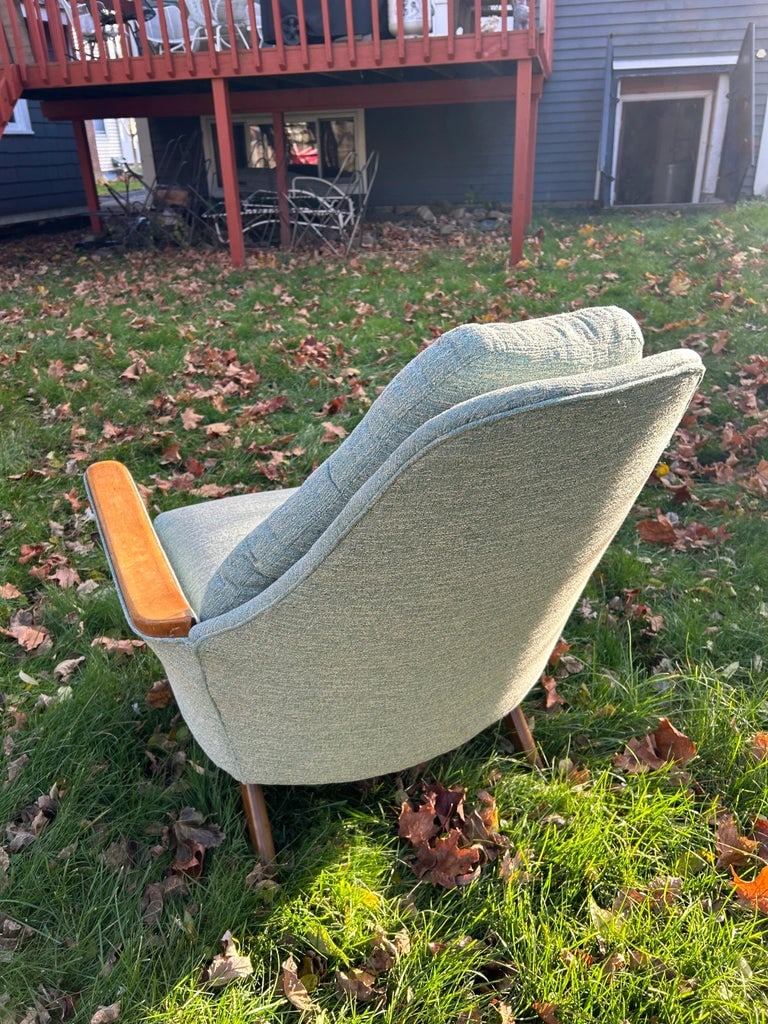 1960s Adrian Pearsall for Craft Associates Mid Century High Back Lounge Chair - 2