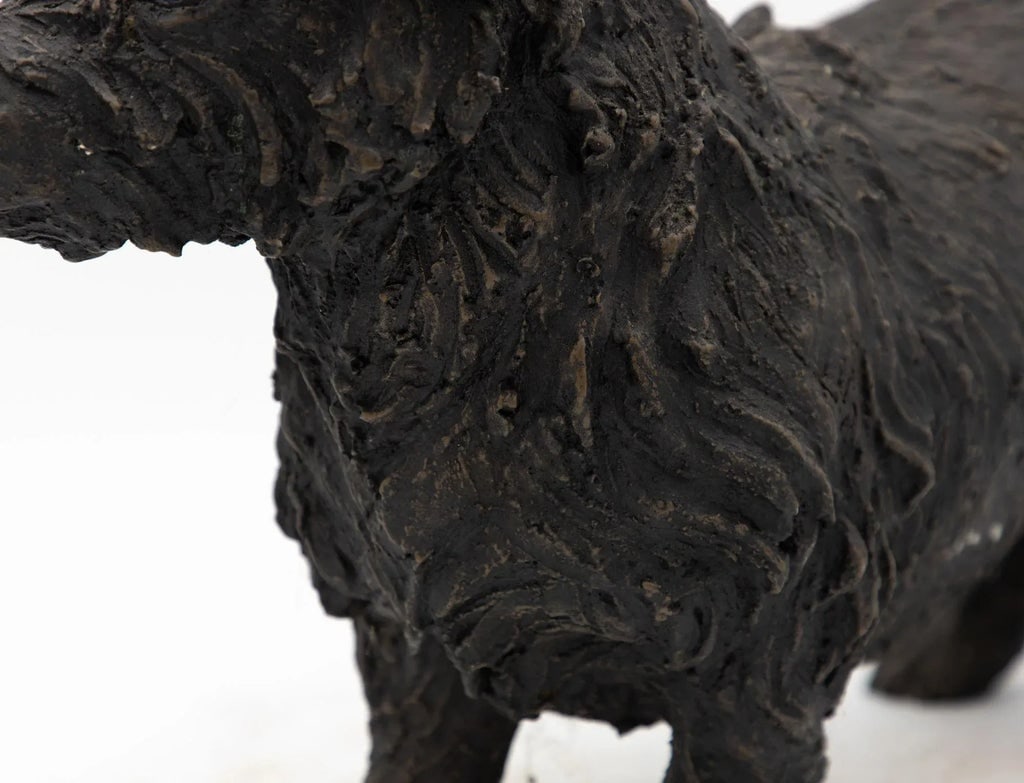 Bronze Scottie Scottish Terrier, English Mid 20th Century - 7