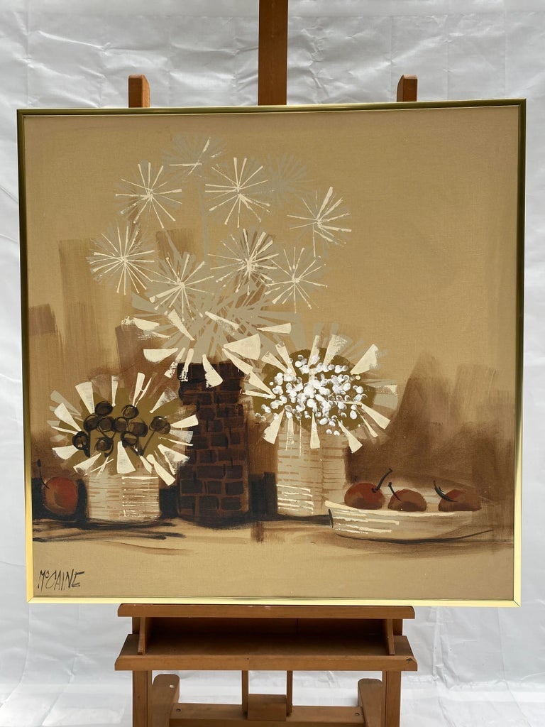 Robert McCaine Large Acrylic Starburst Painting - 2