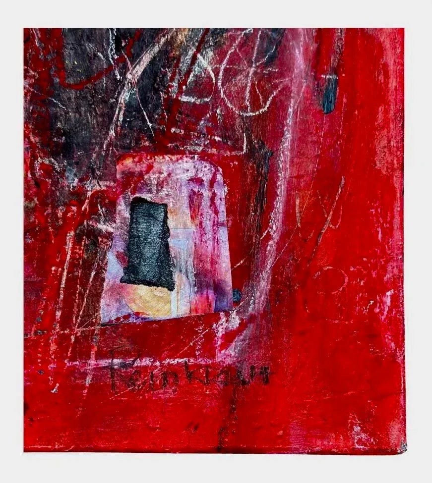 Ellen Reinkraut, "Ode to Norman" Mixed Media on Canvas, Gallery Wrapped - 2