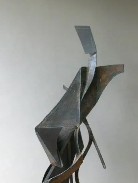 70's 8 Foot Brutalist Abstract Expressionist Welded Steel/Iron Sculpture - 7