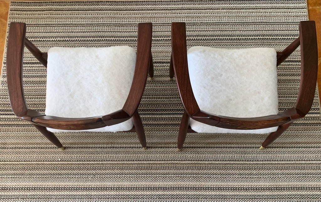 1950's Pair of Restored Teak Chairs - 2