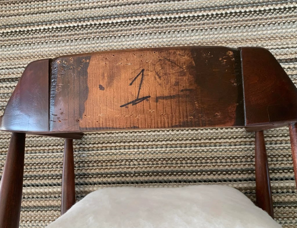 1950's Pair of Restored Teak Chairs - 7