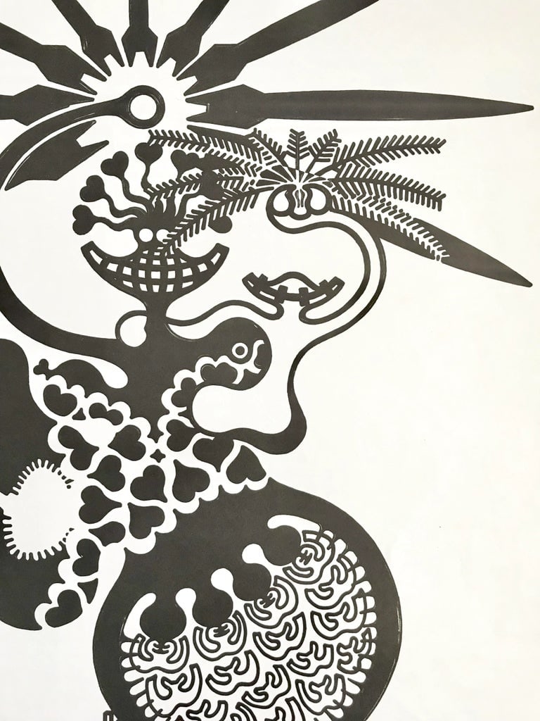 1970s Vintage Bernard Ascal Signed Silkscreen Print - 2