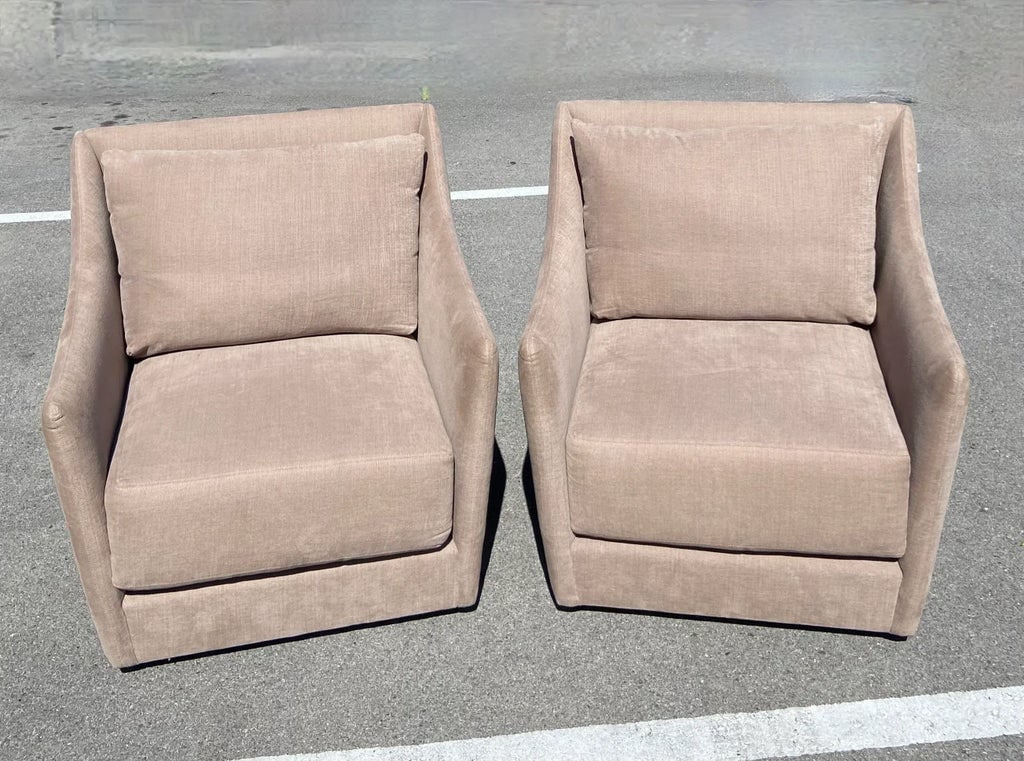 Verellen Mabel Swivel Club Chairs- Set of 2 - 2