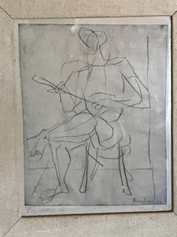 1948 Germany Abstract Figural Etchings by Eduard Bargheer - 3