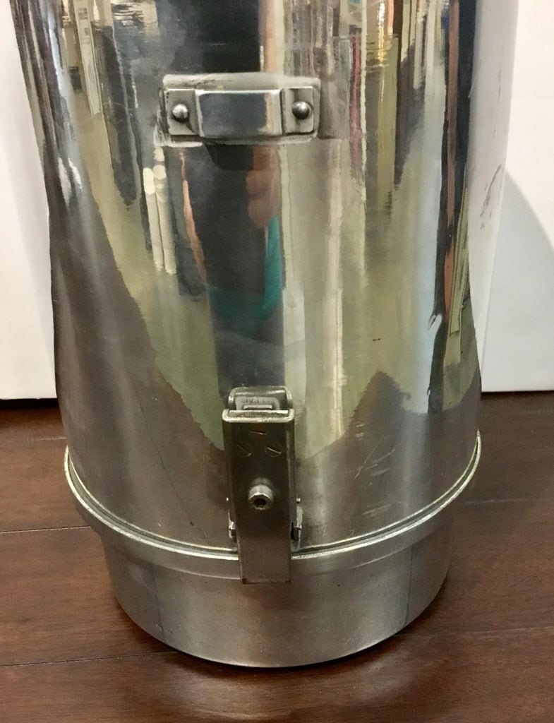 Custom Chrome Transit Surveyors Case Table Lamp - 2