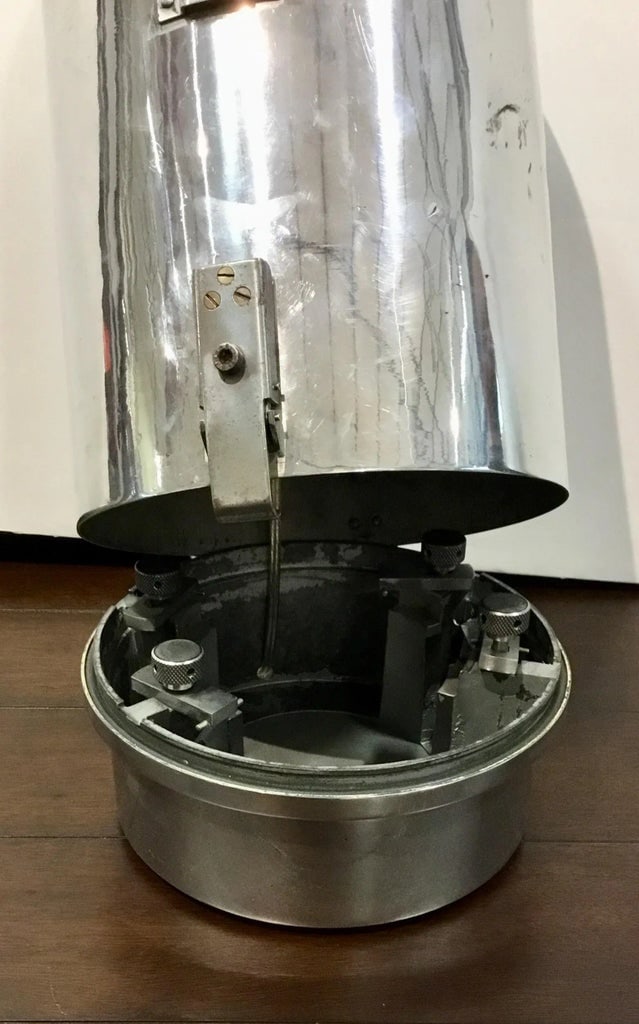 Custom Chrome Transit Surveyors Case Table Lamp - 4