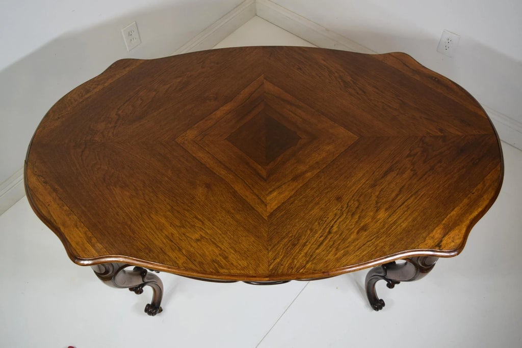19th-Century Rosewood Center Table - 8