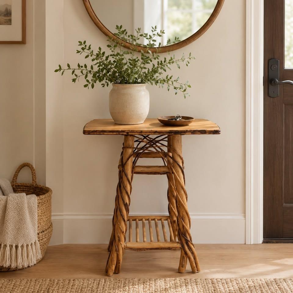 Antique Adirondack Twig Table, Early 20th Century Arts & Crafts - 2